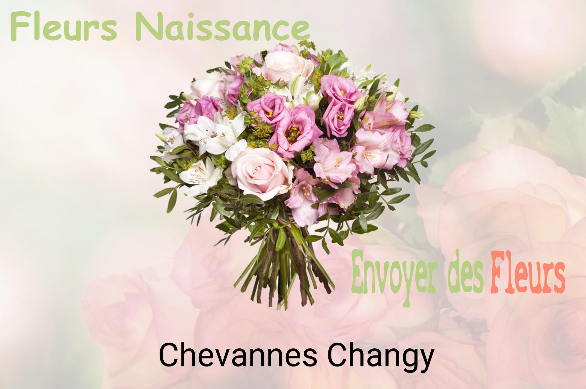 Bouquet de fleurs de naissance livré à Chevannes-Changy
